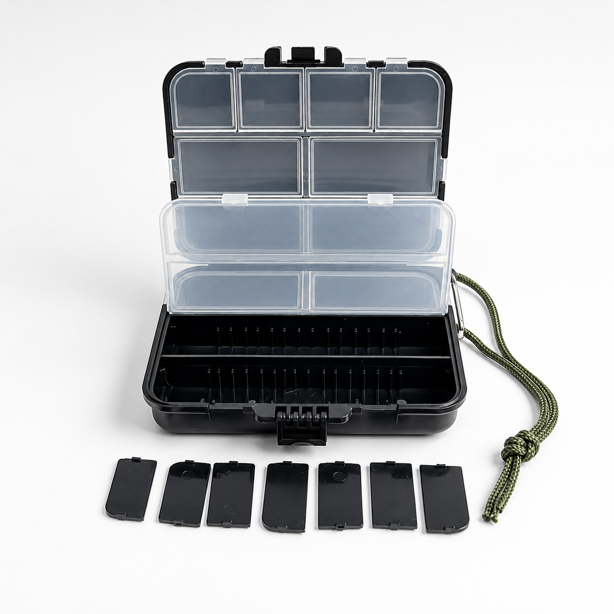 Double-Sided Fishing Tackle Storage Box
