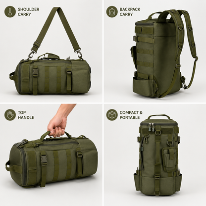 Waterproof Fishing Backpack with Rod Holders