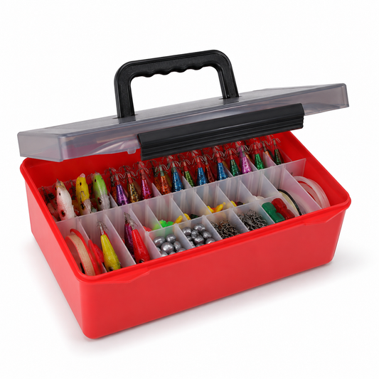 Waterproof Squid Jig & Lure Tackle Box