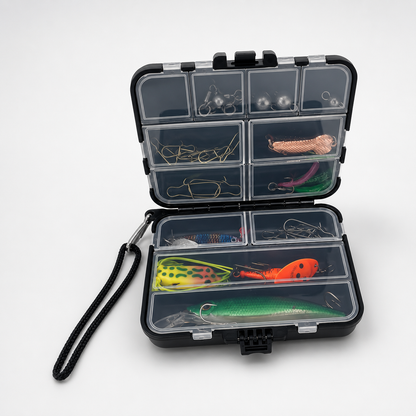 Double-Sided Fishing Tackle Storage Box