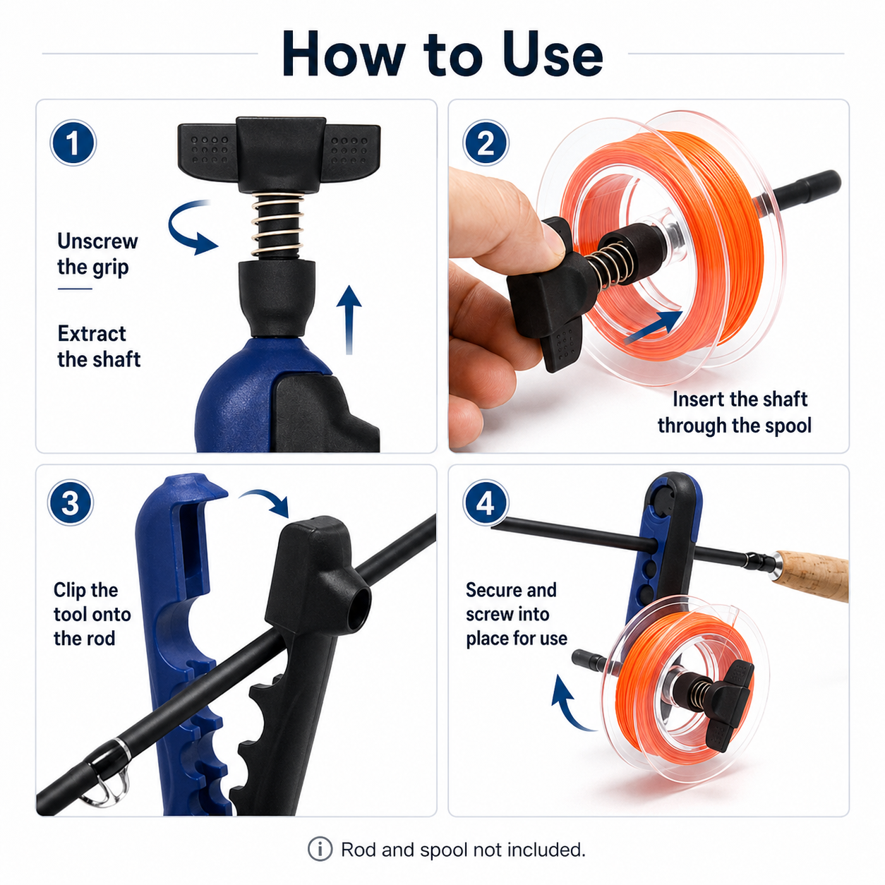 Portable Fishing Line Spooler