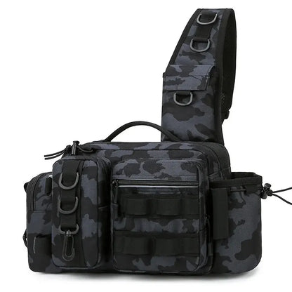 Fishing Sling Tackle Backpack with Rod Holder
