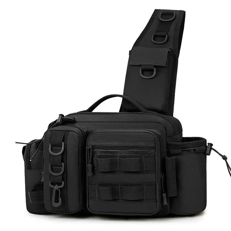 Fishing Sling Tackle Backpack with Rod Holder